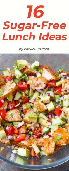 16 Sugar-Free Lunch Ideas to Pack Up for Work - #sugarfree #lunch #recipes #eatwell101 - These healthy lunch ideas with no added sugar will actually keep you full until dinner.