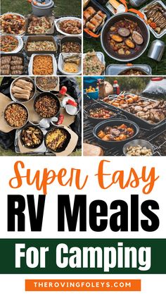 super easy rv meals for camping