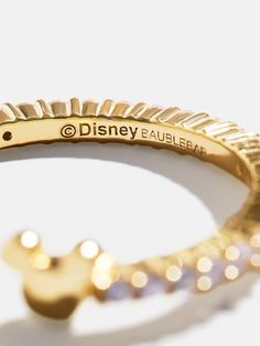 We combined the best of both worlds - Disney and custom. Our Mickey Mouse Disney Custom 18K Gold Plated Sterling Silver Ring is an updated take on a classic initial accessory. Available in an all-gold and a subtle sparkly version, these rings are ones you'll have for years to come. Add your own initial or a loved ones to sit next to the classic Mickey silhouette to create a keepsake you'll cherish. Not to mention, this ring is crafted with 18K gold plated sterling silver and Cubic Zirconia stone Last Day To Order, Mickey Silhouette, Disney Fan, Disney Gifts, Gold Plated Sterling Silver, Last Day, Sterling Silver Ring, Customized Gifts, Silver Ring