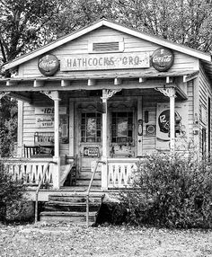 black and white photograph of an old fashioned store