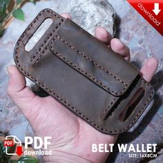 This product is a digital PDF Leather pattern. Download template to make a belt wallet - Please note there is no physical leather belt wallet included in this listing. - This listing is for standard A4 size print out on your home printer (please print to A4 paper 1:1 - 100% size). Use leather from 1,4mm to 2,4mm thick. 0.8-1mm. thread. You can see examples of the finished product in the photos above As soon as your payment is completed, Etsy will give you instant access to the digital file(s). Leather Card Holder With Belt Clip For Everyday, Leather Bifold Card Holder With Belt Clip, Leather Card Holder Pattern Pdf Free, Daily Use Leather Wallet With Crocodile Pattern, Make A Belt, Leather Wallet With Detachable Strap For On-the-go, Belt Wallet, Leather Card Holder, Leather Pattern