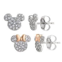 Celebrate your love for Minnie with these Disney Mickey or Minnie Mouse Children Earrings. Crafted with 0.24 or 0.20 CT Diamonds and 14k white gold, these charming Mickey or Minnie Mouse earrings have butterfly push on earring backs for a secure fit. These earrings come gift boxed making them the perfect gift for any girl including your daughter, sister, granddaughter, niece or any loved one.Simple care will help you retain and protect your jewelry for many years to come.Cleaning MethodsCleaning Mouse Earrings, Minnie Mouse Earrings, White Gold Diamond Earrings, Baby Jewelry, Kids Earrings, Sams Club, Sam's Club, Gold Diamond Earrings, Earring Backs