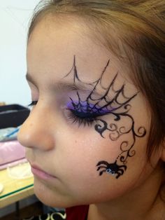 Girls Halloween Makeup Kids, Halloween Makeup For Kids Girls Make Up, Girl Witch Makeup Kids, Kid Witch Makeup, Witch Makeup Kids Easy, Witch Makeup Ideas For Kids, Witch Face Paint Kids, Girls Witch Makeup Kids