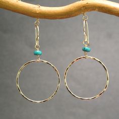 Hammered Hoops With Turquoise Stone Victorian 140 - Etsy Turquoise Wire Wrapped Round Jewelry, Everyday Turquoise Brass Jewelry, Nickel-free Turquoise Circle Jewelry, Adjustable Hammered Turquoise Jewelry, Turquoise Hammered Dangle Earrings, Turquoise Hammered Dangle Jewelry, Turquoise Hammered Sterling Silver Jewelry, Hammered Turquoise Sterling Silver Jewelry, Hammered Wire Jewelry