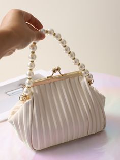 One bag has 2 chains White pearl chain wedding clutch, statement bag, evening clutch, wedding clutch, bridal clutch, bridal bag, white crossbody bag Cheap White Clutch For Women, Formal Pearl White Evening Bag, Cream Clutch Bag For Party, Chic Pearl Clutch For Formal Occasions, Formal White Bags With Pearl Handle, Pearl Evening Bag With Pearl Handle For Wedding Guest, Elegant Pearl Bags For Formal Occasions, Elegant Pearl Evening Bag For Events, Cream Pearl Evening Bag For Party