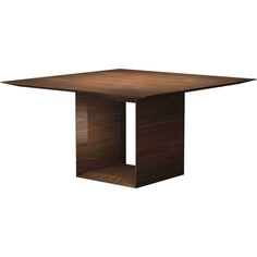 an image of a table that is in the shape of a square with a wooden top