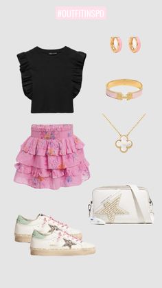 Cute Girly Outfits, Cute Trendy Outfits, Outfit Ideas Preppy, Outfit Ideas For School Spring, Rush Outfits