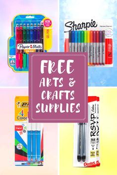 free arts and crafts supplies for kids