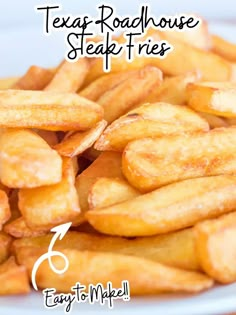 the texas roadhouse steak fries are made with easy to make, low carb and ketchup