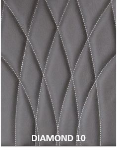 the diamond 10 fabric is shown in grey