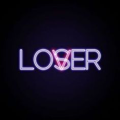 a neon sign that says,'lover'in the middle of it with an arrow on