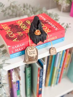 ACOTAR Book Shelf Decor ACOTAR Suriel ACOTAR Tea Bag Suriel Book Shelf Sitter - Etsy Bookish Crafts To Sell, Acotar Book Nook, Acotar Bookshelf, Bookish Room Decor, Suriel Acotar, Bag Spill, The Suriel, Cool Christmas Gifts, Suriel Tea