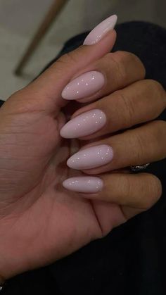 Nail inspo Milky Pink Nails, Kutek Disney, Milky Pink, Spring House, Milky Nails, Nagel Tips, Basic Nails, Her Nails, Makijaż Smokey Eye