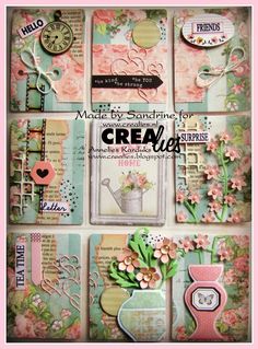 a collage with flowers and pictures on it