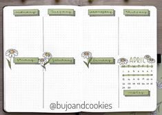 Bullet Journal Week, School Agenda, Daily Bullet Journal, April Bullet Journal, Journal Tracker, Bullet Journal Month, Goals Bullet Journal