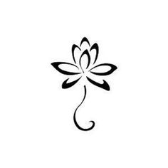 a black and white image of a flower with leaves on it's petals, in the shape of a dragon