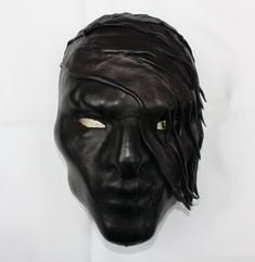 https://www.instagram.com/twmysterystar/Original  Handcrafted and unique leather masks  by www.mysterystar.co.uk This is a full size wearable mask. It is made to last and stage ready with a metal frame  incorporated.  It fits all adult heads . Ideal for theatre, bands, shows, movies and photo shoots. Any questions welcome. Handmade Black Masks And Prosthetics, Handmade Full Face Black Mask, Leather Masks, Gold Miners, Costume Masks, Leather Mask, Man Black, Costume Mask, Costume Accessories