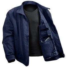 Concealed Carry Jacket - Cotton Three Season Concealed Carry Coat Men's Luxury Utility Jacket With Cargo Pockets, Luxury Men's Outerwear With Functional Pockets, Luxury Men's Outerwear With Cargo Pockets, Luxury Men's Utility Jacket With Cargo Pockets, Concealed Carry Men, Concealed Carry Jacket, Tactical Wear, Tactical Jacket