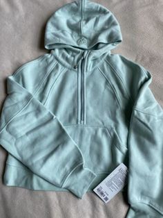 ad eBay - Find many great new & used options and get the best deals for Lululemon Scuba Oversized 1/2 Zip Hoodie Delicate Mint XS/S at the best online prices at eBay! Free shipping for many products! Lulu Hoodie, Lululemon Full Zip Scuba, Scuba Full Zip Hoodie, Lululemon Scuba Oversized Half-zip Hoodie, Scuba Sweater, Lululemon Sweater