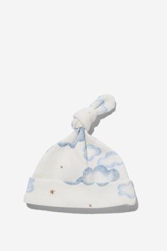 ORGANIC NEWBORN POINTELLE BEANIE