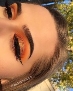 Makeup Makeup 2018, Orange Makeup, Smink Inspiration, Make Up Looks, Eye Makeup Remover, Makati, Glam Makeup