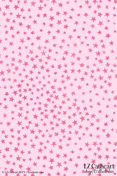 pink stars on a light pink background