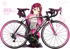 Riko Sakurauchi, Bicycle Black, Bicycle Illustration, Love Live School Idol Project, Manga Hair, Love Live Sunshine, Anime Toon