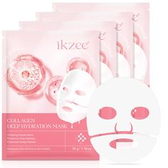 PRICES MAY VARY. 34g REAL COLLAGEN FACIAL MASK: Our collagen real deep mask is rich in nano collagen - absorbable small molecule collagen. Utilizes 243Da collagen for enhanced absorption, ensuring firmer, smoother, and more elastic skin. After applying 40 minutes, when the ingredients are absorbed, the facial mask will gradually become transparent DEEP MOISTURIZING: Collagen face mask is rich in hyaluronic acid, which is a deep moisturizing ingredient, deeply nourishes the skin, leaving the skin Face Mask Without Honey, Acne Face Mask Recipe, Acne Face Mask Homemade, Diy Acne Mask, Diy Acne Face Mask, Homemade Baking Soda, Face Mask Homemade, Collagen Face Mask, Face Mask At Home