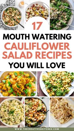 17 mouthwatering cauliflower salad recipes you will love