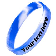 PRICES MAY VARY. ✅ SIZEDS AND TYPE – Bracelet Width is 1/2 inch; Circumference: Adult/8“ and Youth/7“. Also you can Personalized your own any text on wristbands. Wristband text type：Debossed Color Filled ( text engraved + filled color). ✅ RUBBER BRACELET CUSTOMIZABLE – Custom rubber bracelets can engrave text message. Click "customize now" button quickly and easily customize your wrist band with tons of pack of quantity, colors & font styles to you choose. It will display the wristband preview a Rubber Bracelets, School Supply Labels, Wristband Bracelet, Silicone Bracelets, Wrist Band, Motivational Gifts, Custom Bracelets, Wristbands, Anniversary Celebration