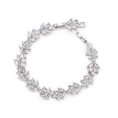 PRICES MAY VARY. Tennis Bracelet Length: 17cm(6.7")-19.5cm(7.6"), Width: 1.1cm(0.4"), Weight: 15.3g. This fabulous wedding hand chain bracelet are made of cubic zirconia stones make you feel more ladylike with your beautiful outfit in normal days or special occasions. Cubic zirconia, as a beautiful synthetic stone that is durable, lustrous and entirely colorless. It is frequently used in jewelry. Sparkle under lights, telling its quality to everybody. Cubic zirconias are pronged to the jewelry i Exquisite Wedding Tennis Bracelet With Cubic Zirconia, Marquise Cubic Zirconia Tennis Bracelet For Wedding, Marquise Cubic Zirconia Jubilee Tennis Bracelet, Silver Sparkling Cubic Zirconia Tennis Bracelet, Luxury Marquise Cubic Zirconia Bracelets, Hand Chain Bracelet, Wedding Hands, Hand Accessories, Daughter Mother