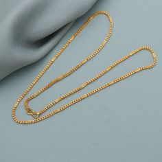 Genuine 22K Yellow Gold New Rope Chain Necklace 24.5" 2.5 mm, 916 Made In India | eBay Baby Chain Designs Gold, Baby Chains Gold, Simple Chain Designs Gold, Neck Chains Gold Simple, Thali Chain Designs Gold Latest, Gold Chain Design For Men, Chains For Men Gold, Mens Chain Designs, Gold Chain Designs For Women