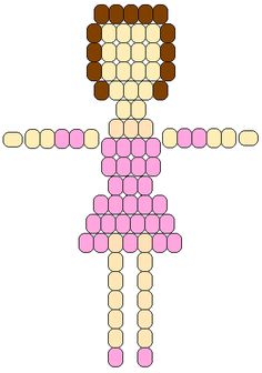 an image of a person made out of squares