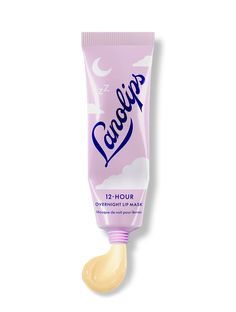 Lanolips 12 Hour Overnight Lip Mask - Squeezed Flavored Chapstick, Very Dry Lips, Overnight Lip Mask, Vanilla Honey, Night Nurse, Best Lip Balm, Peeling Skin, Lip Hydration, Lip Mask