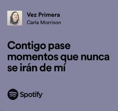 the words are in spanish and english on a blue background with an image of a woman's face