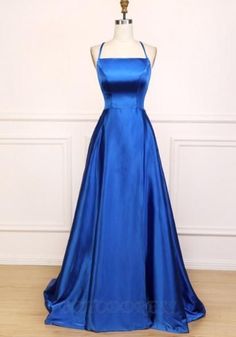 Blue Gowns, Prom Dress With Split, Royal Blue Prom Dress, Royal Blue Prom, Prom Dresses Elegant, Blue Prom Dress, Deb Dresses, Dress With Split