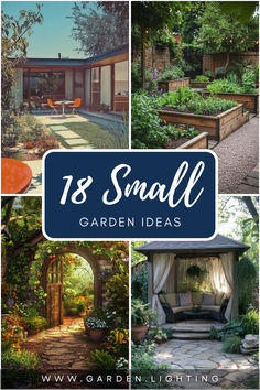 🌱✨ Transform a tiny outdoor space into a charming retreat with these 18 Small Garden Design Ideas! Discover clever ways to incorporate vertical planters, stepping stones, and seating for a lush, cozy hideaway. #SmallGarden #OutdoorRetreat