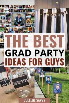 the best grad party ideas for guys