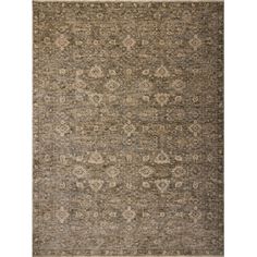 an area rug with brown and beige colors