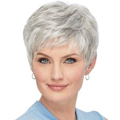 Category:Synthetic Wig; Gender:Women's; Wig Type:Natural Wigs; Occasion:Daily Wear,Party / Evening,Vacation,Birthday; Age Group:Adults; Color Shade:Auburn,Brown,Silver,Gray; Hair Material:Synthetic Hair; Cap Construction:Machine Made; Texture:Curly; Length:Short; Features:Soft,Easy to Carry,Fashion,Comfortable,Fluffy; Heat Resistant:Yes; Listing Date:01/28/2023; Cap Circumference:; Front to Back:; Nape of Neck:; Side to Side Across Forehead:; Side to Side Over Top:; Temple to Temple Across Back: Short Grey Haircuts, Grey Hair Wig, Grey Wig, Short Human Hair Wigs, Silver Grey Hair, Short Grey Hair, Short Hair Wigs, Pixie Cut Wig, Short Hair Over 60