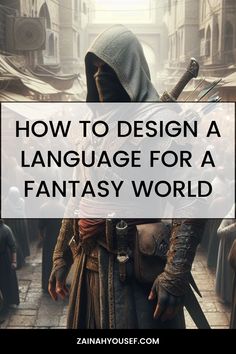 Designing a language can seem intimidating, but when you're writing a book, it can be something that adds a lot more to your fantasy world and the world building you're working on! Create A Language, How To Create A Fantasy Language, Creating A Language, How To Create A Language, How To Worldbuild, Fantasy World Building Tips, How To Build A Fantasy World, Fantasy World Building Ideas, How To World Build