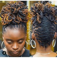 Hairstyles For Long Dreads, Microlocs Updo, Medium Length Locs, Locs Retwist, Loc Updos, Long Dreadlocks, Colored Locs, Barrel Twist, Dreadlocks Styles