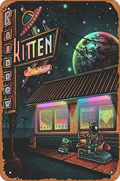 an image of a sci - fi movie scene with the words kitten on it