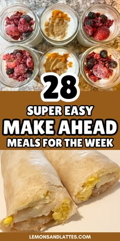 the recipe for super easy make ahead meals