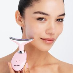 Meet your new beauty BFF – the Skin Gym LitLift EMS LED Tool! This high-tech facial device combines the benefits of vibrational massage , EMS , Therapeutic Warmth and LED Light Therapy to lift, sculpt, and target anti-aging and acne concerns, making this your new go-to for an instant skin pick-me-up. Skin Gym, Boost Circulation, Led Facial, Facial Devices, Skin Care Masks, Beauty Guide, Facial Muscles, Led Light Therapy, Facial Roller