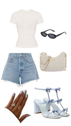 Look Jean, Looks Country, Summer Shorts Outfits, Looks Street Style, Stylish Outfit, Baggy Pants, Casual Chic Outfit, Mode Inspo, Summer Fashion Outfits