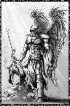 warrior archangel michael tattoo - Google Search Warrior Tattoo, A Man, Angel