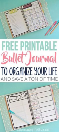 Jourling Ideas, Organizing Journal, Bullet Journal Examples, Bullet Journal Calendrier, Planners Printables, Printable Bullet Journal, Bullet Journal Pages, How To Bullet Journal, Bullet Journal Printables