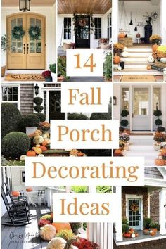 front porch decorating ideas for fall