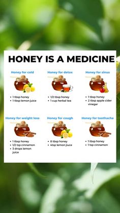 How To Make Medicine, Natural Medicine For Cough, Antibacterial Foods Natural Antibiotics, Holistic Remedies For Mucus, Teas For Health, Garlic Honey Medicine, Honey Medicine, Honey Benefits Medicine, Natural Pain Killers